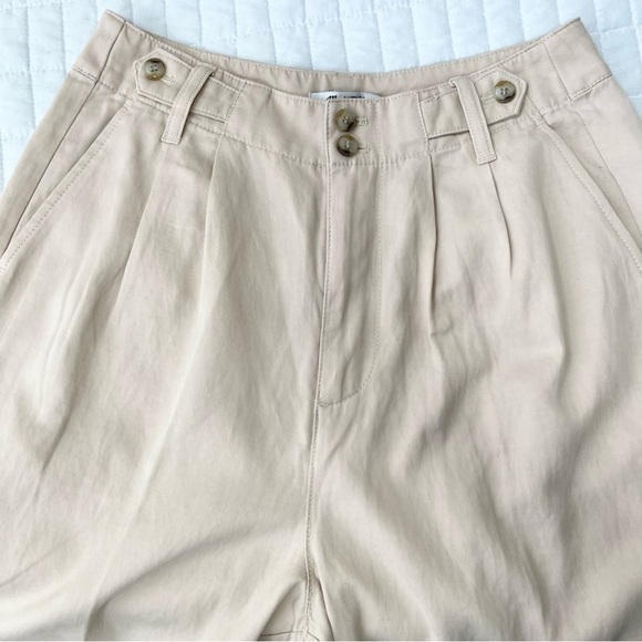 Madewell The Harlow Wide-Leg Pant in Harvest Moon Khaki Size 2 NWT - Picture 6 of 8